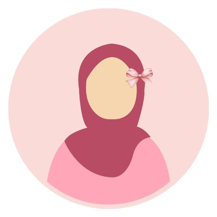 hijab pink profile pic 🩷